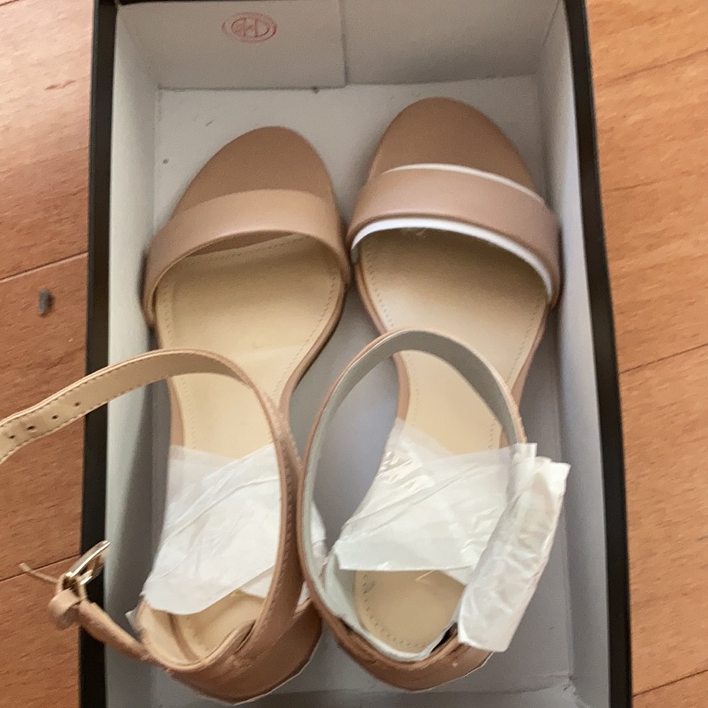7.5 M Nine West tan sandal , new - Picture 5 of 5
